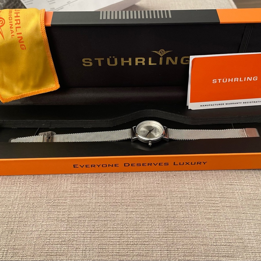 Stuhrling Women’s Vogue Diamond Watch - Picture 9 of 11